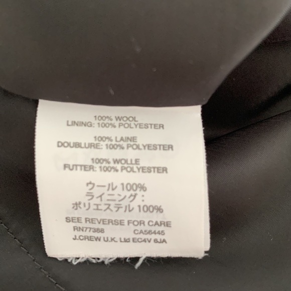 J Crew Gray Sleeveless Wool Sheath Dress. Size OP - Picture 11 of 12